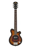 Pignose PGG-200 Travel Mini Electric Guitar - Sunburst Brown (with case)