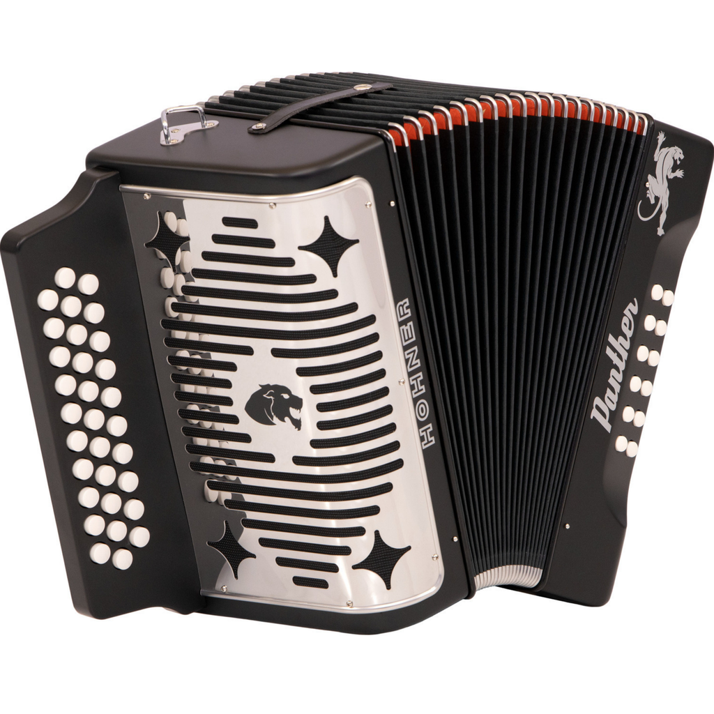 Hohner Panther Acordeón Diatónico — FA (FBE) | 31 Botones