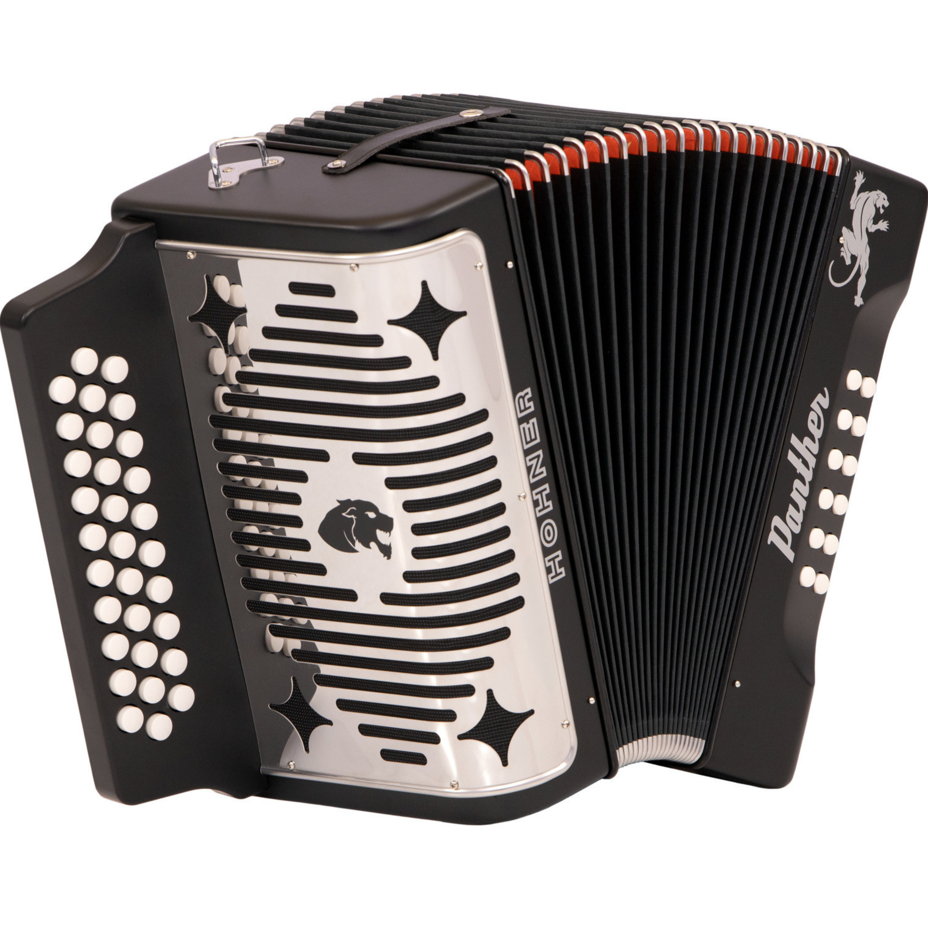 Hohner Panther Acordeón Diatónico — SOL (GCF) | 31 Botones