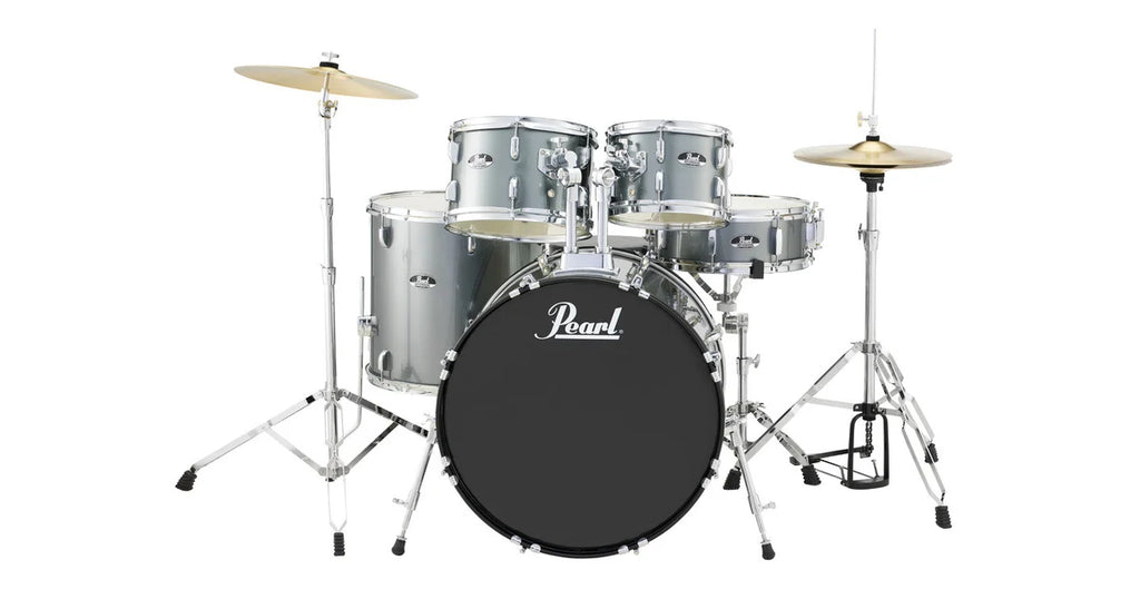 Pearl Roadshow Complete Drum Set RS525/C with Cymbals - Metallic Charcoal Gray