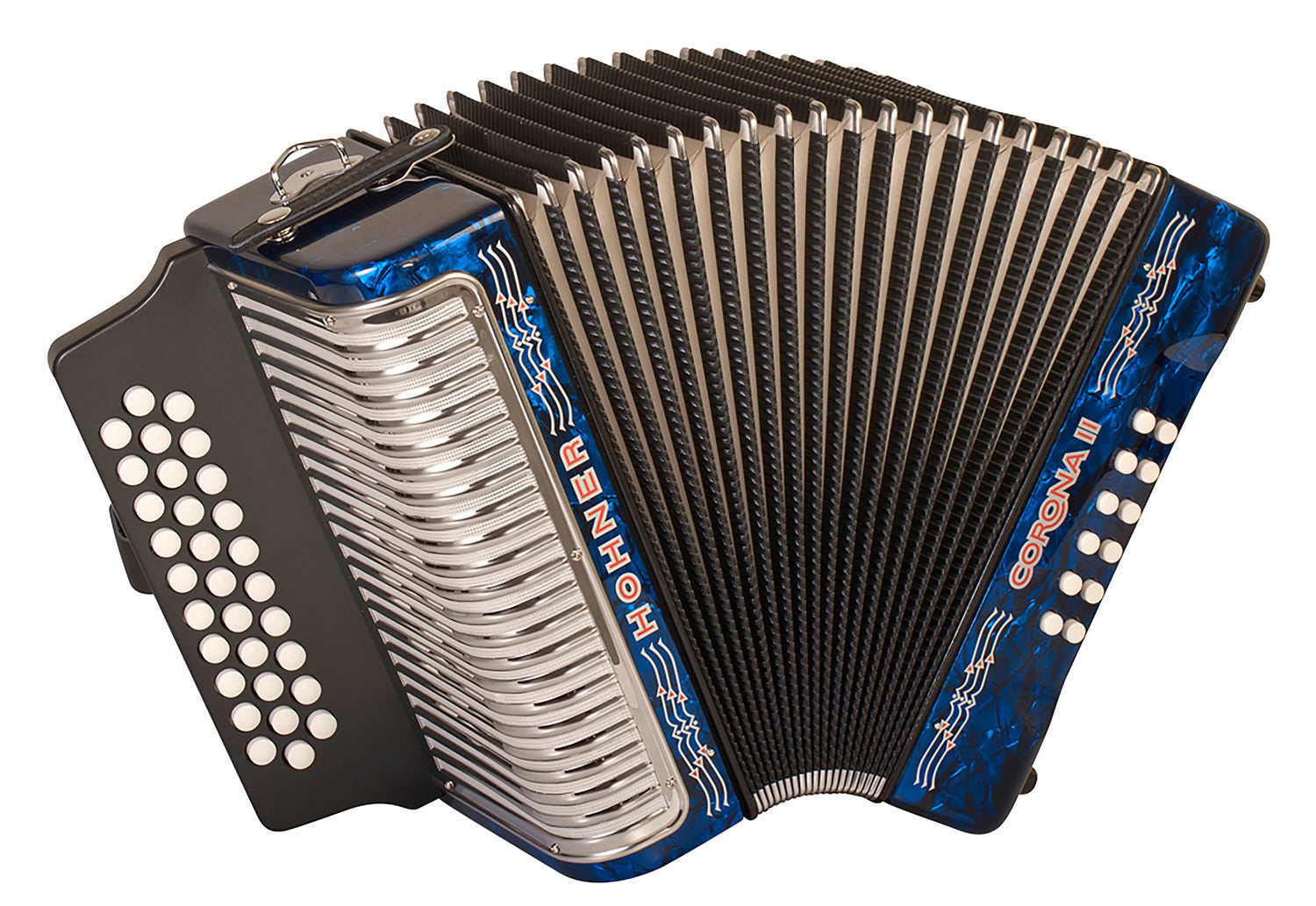 Hohner Corona II Acordeón Diatónico — 31 Botones | 2 Voces