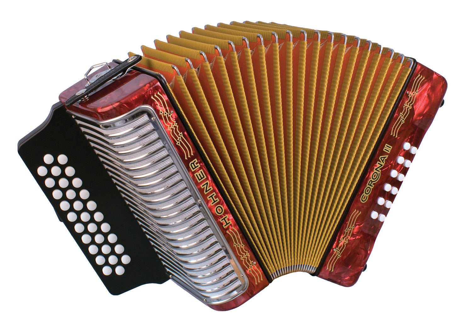 Hohner Corona II Acordeón Diatónico — 31 Botones | 2 Voces