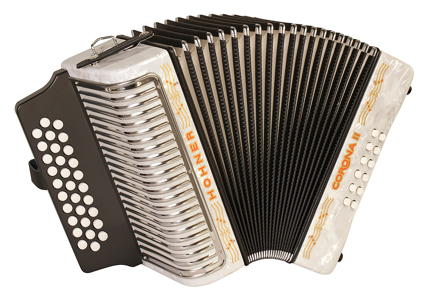 Hohner Corona II Acordeón Diatónico — 31 Botones | 2 Voces
