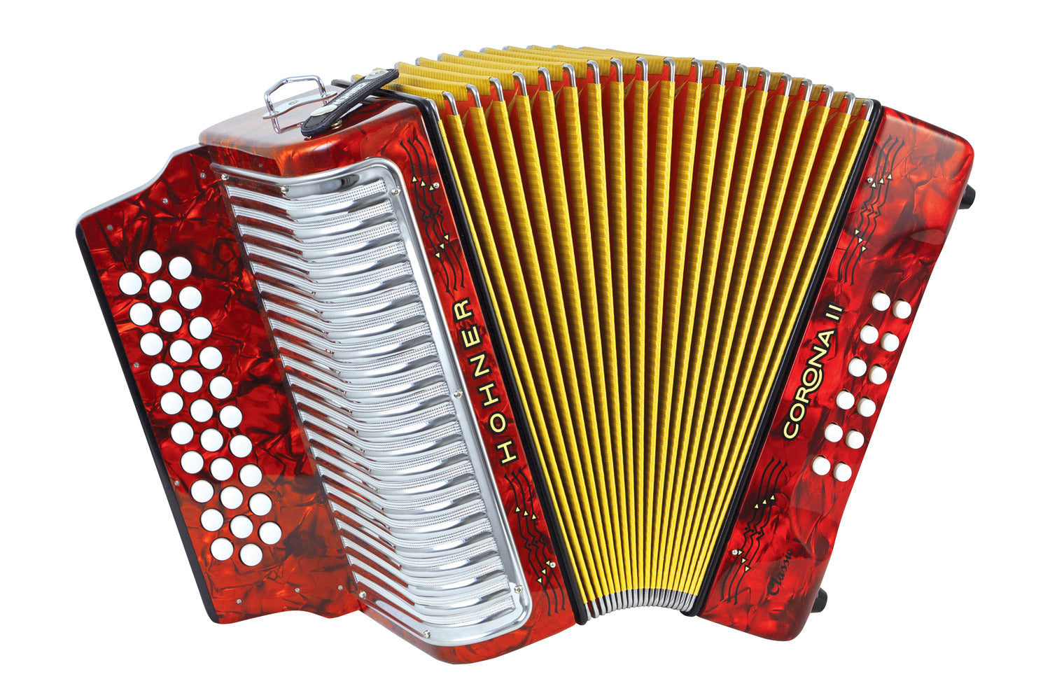 Hohner Corona II Classic Acordeón Diatónico — 31 Botones | 2 Voces