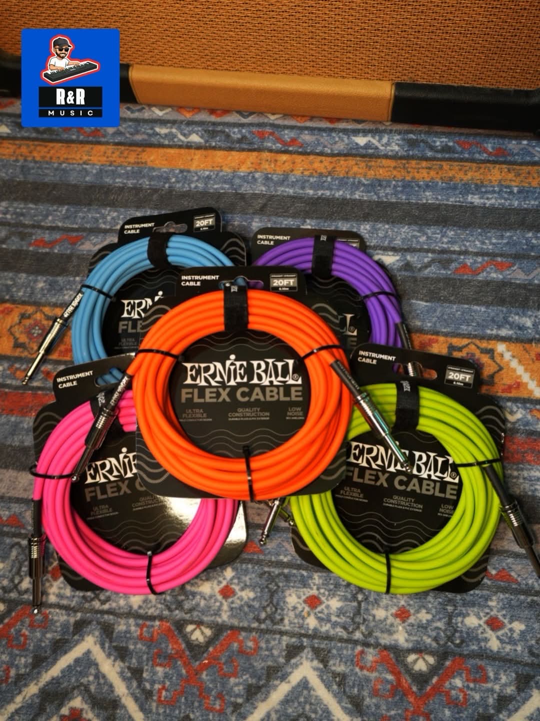 ERNIE BALL FLEX CABLE DE INSTRUMENTO 20’