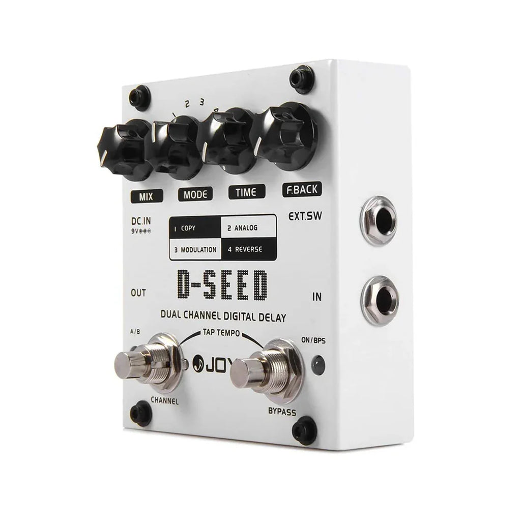 Joyo D-SEED Pedal de Retardo Digital de Doble Canal