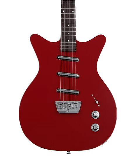Danelectro '59 Triple Divine Guitarra Eléctrica Rojo