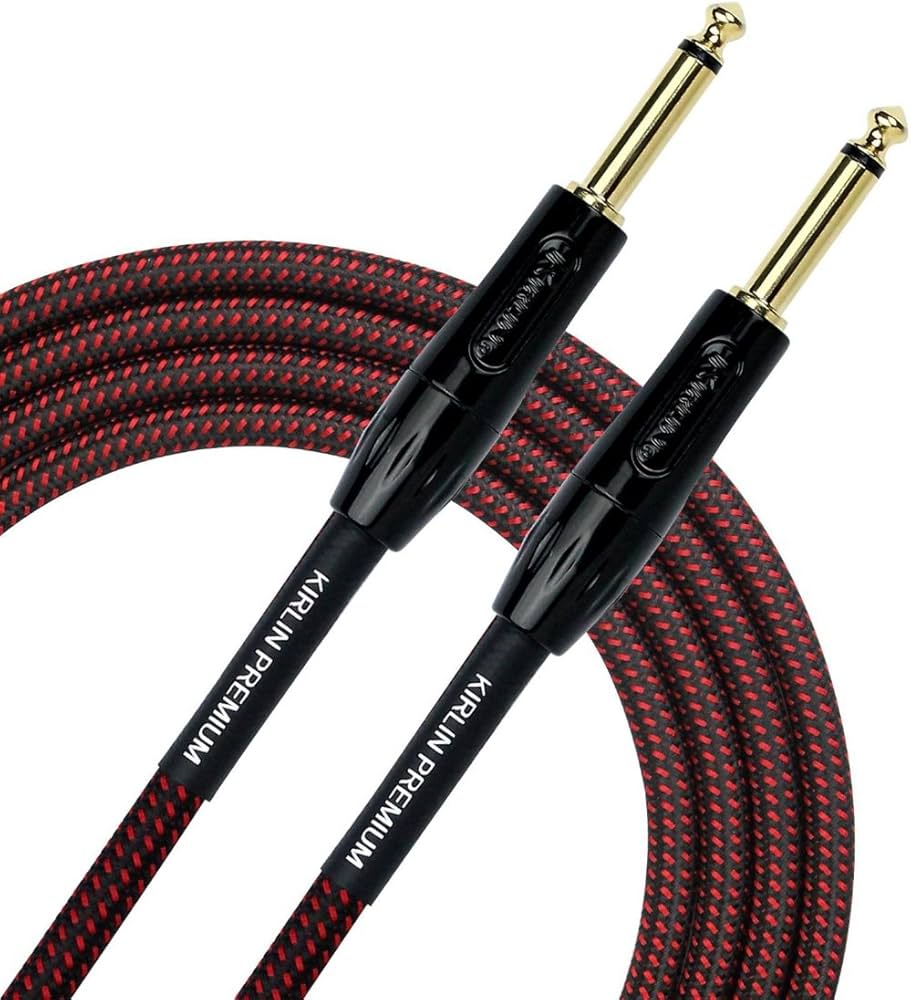 KIRLIN WOVEN 10' INSTRUMENT CABLE