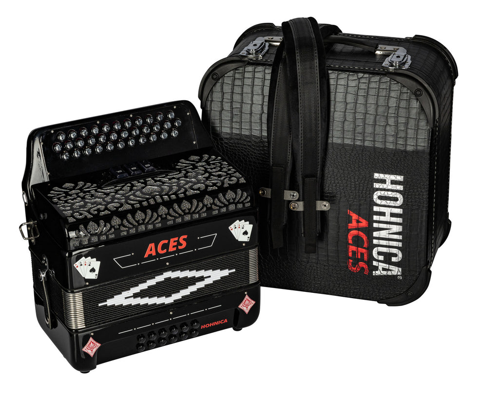 Hohnica Aces II Acordeón Diatónico — EAD (Mi) | 34 Botones | 3 Registros
