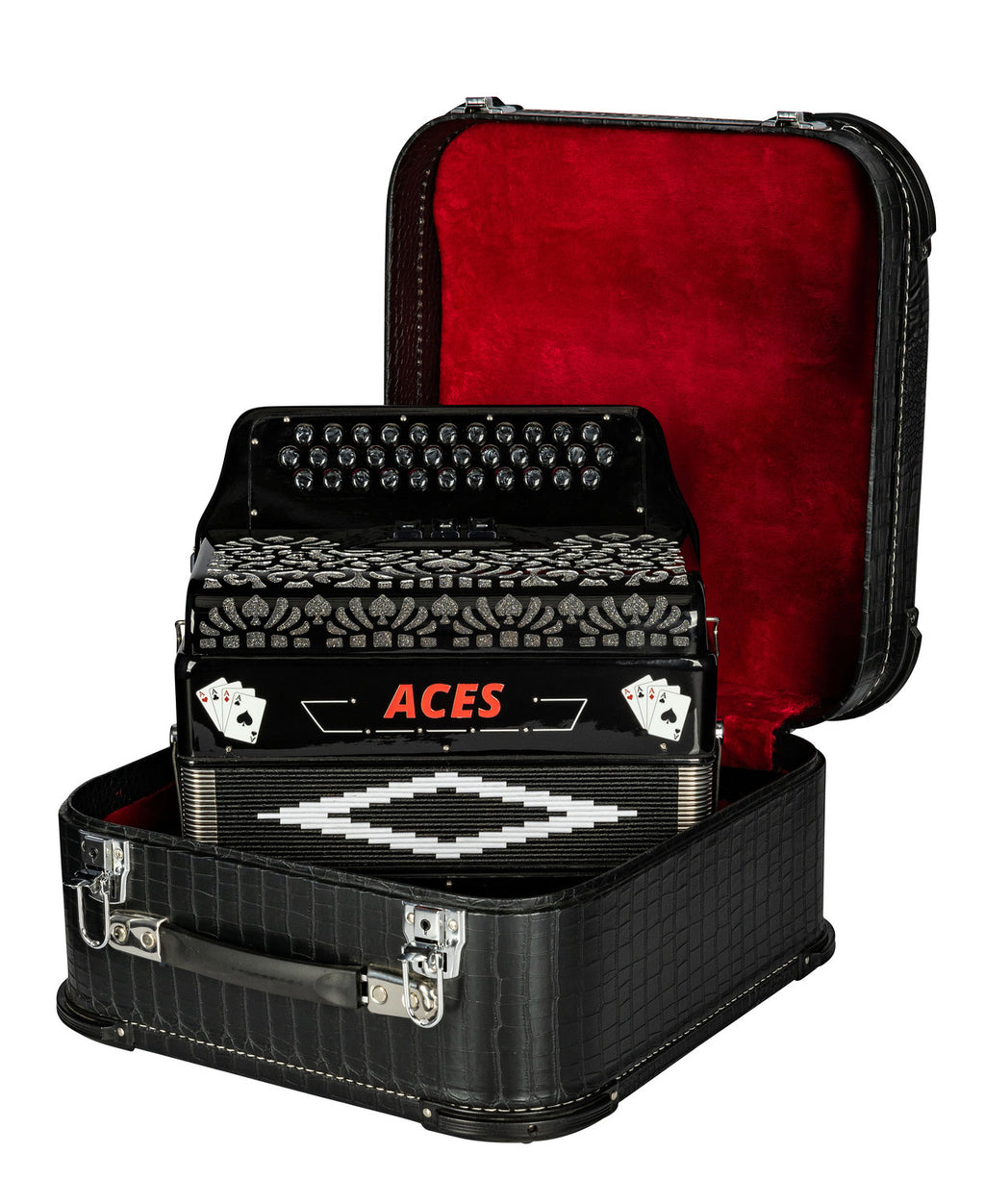 Hohnica Aces II Acordeón Diatónico — EAD (Mi) | 34 Botones | 3 Registros