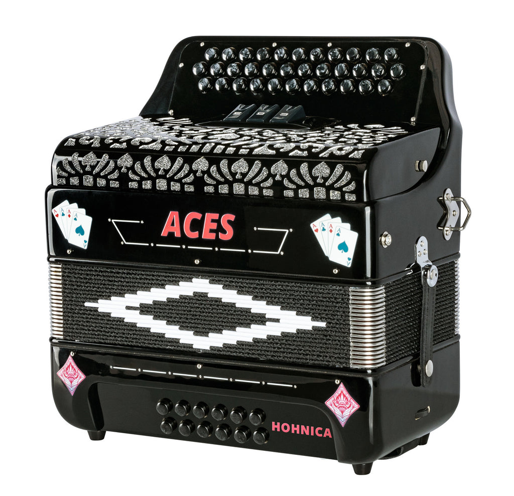 Hohnica Aces II Acordeón Diatónico — EAD (Mi) | 34 Botones | 3 Registros