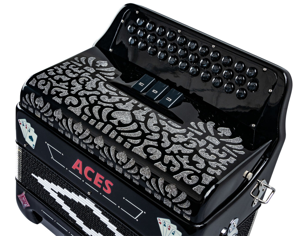Hohnica Aces II Acordeón Diatónico — EAD (Mi) | 34 Botones | 3 Registros