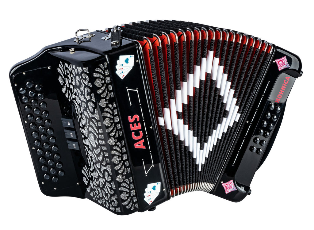 Hohnica Aces II Acordeón Diatónico — EAD (Mi) | 34 Botones | 3 Registros