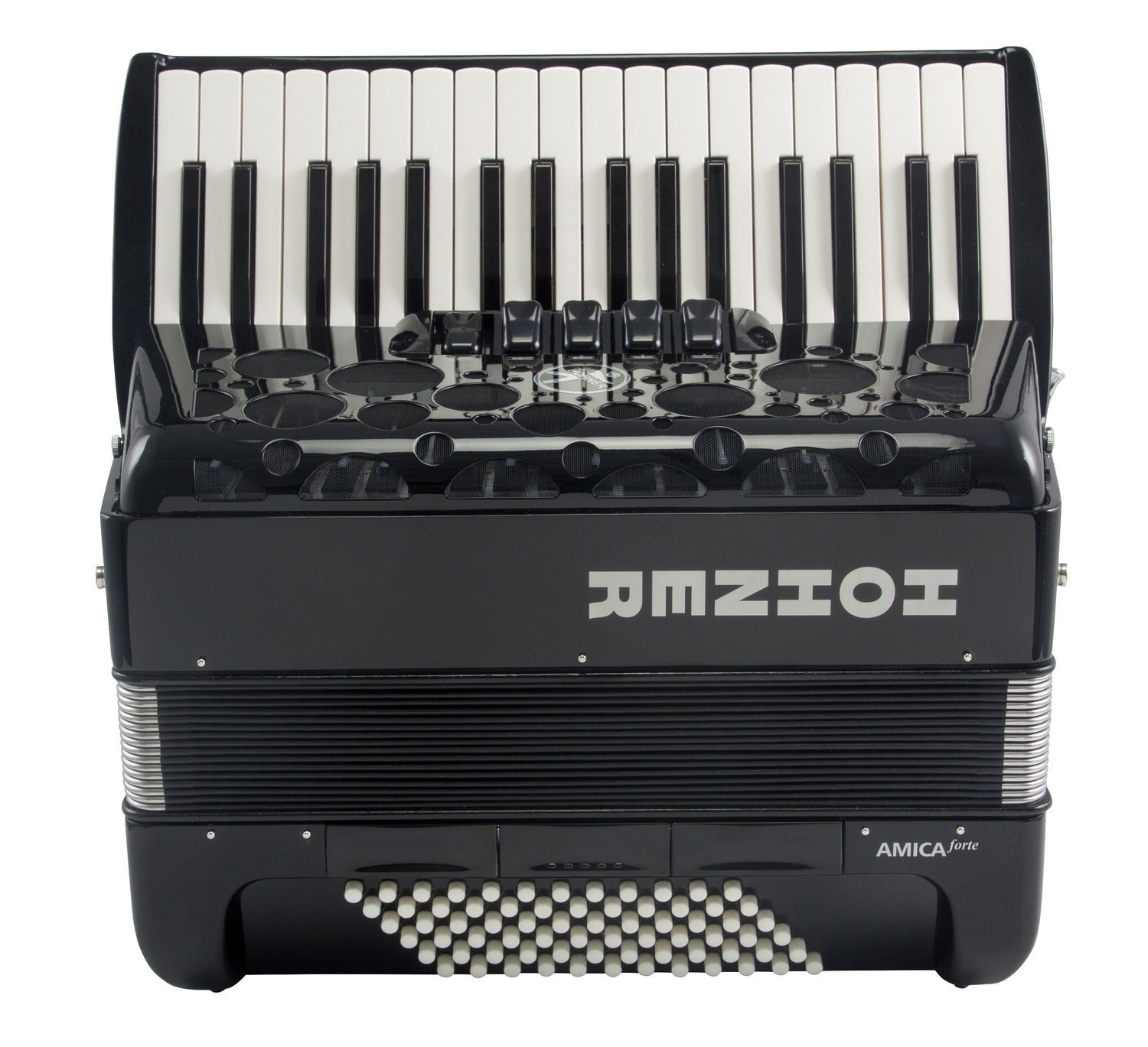 Hohner Amica Forte IV 72 Acordeón De Piano — 72 Bajos | 34 Teclas | Negro