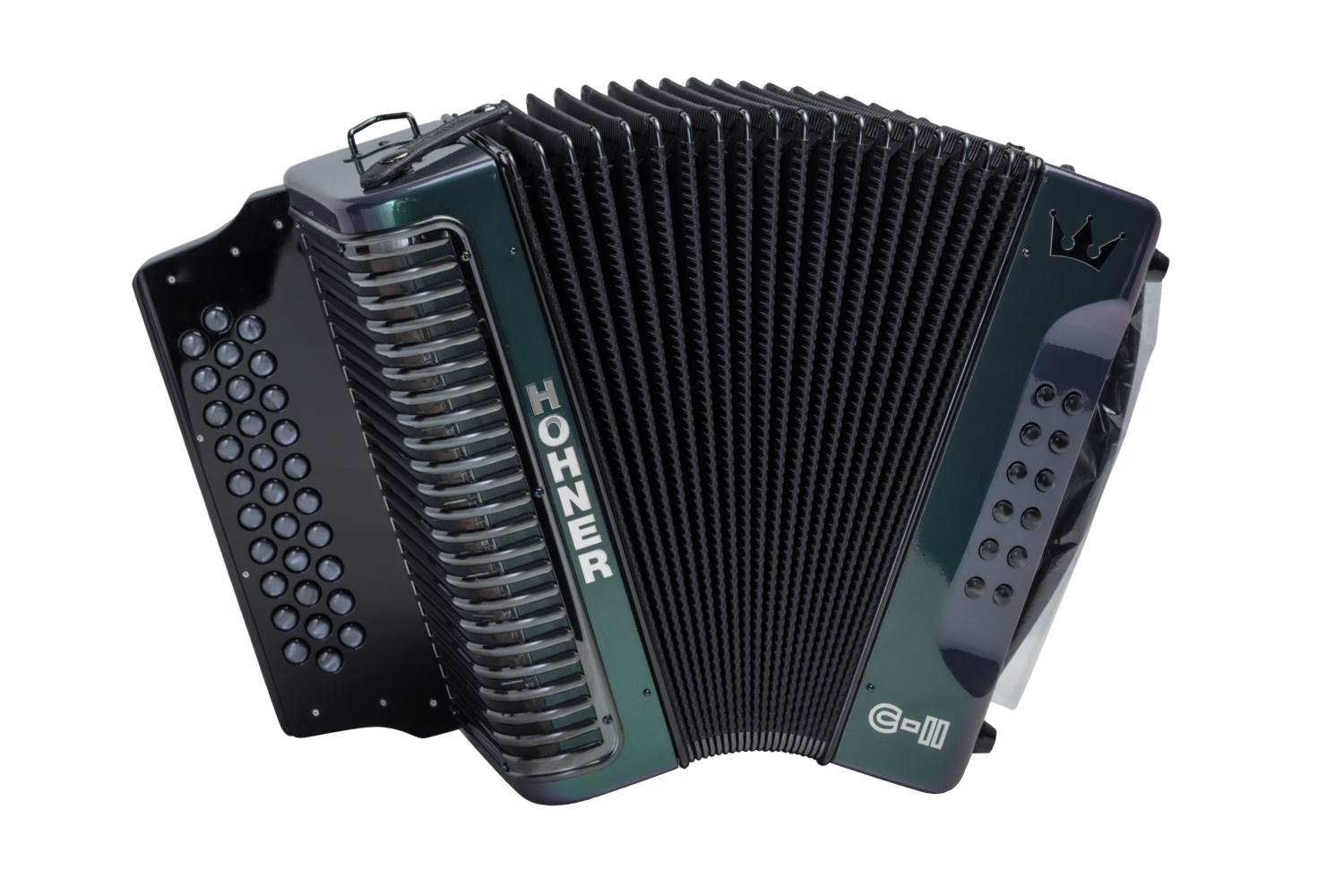 Hohner Corona C-II Acordeón Diatónico — 31 Botones | 2 Voces