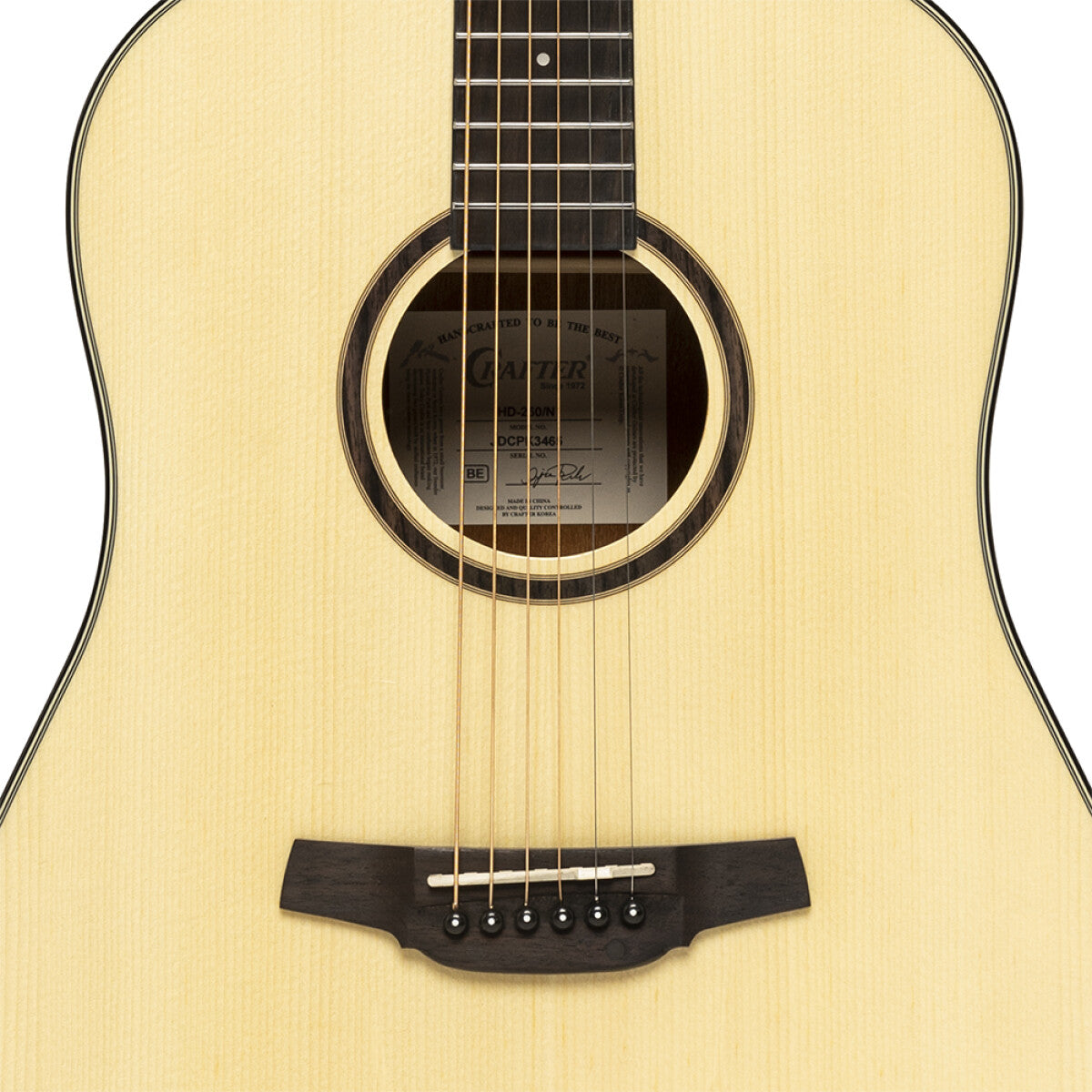 Crafter HD250-N Silver Serie 250 Guitarra Acústica Dreadnought