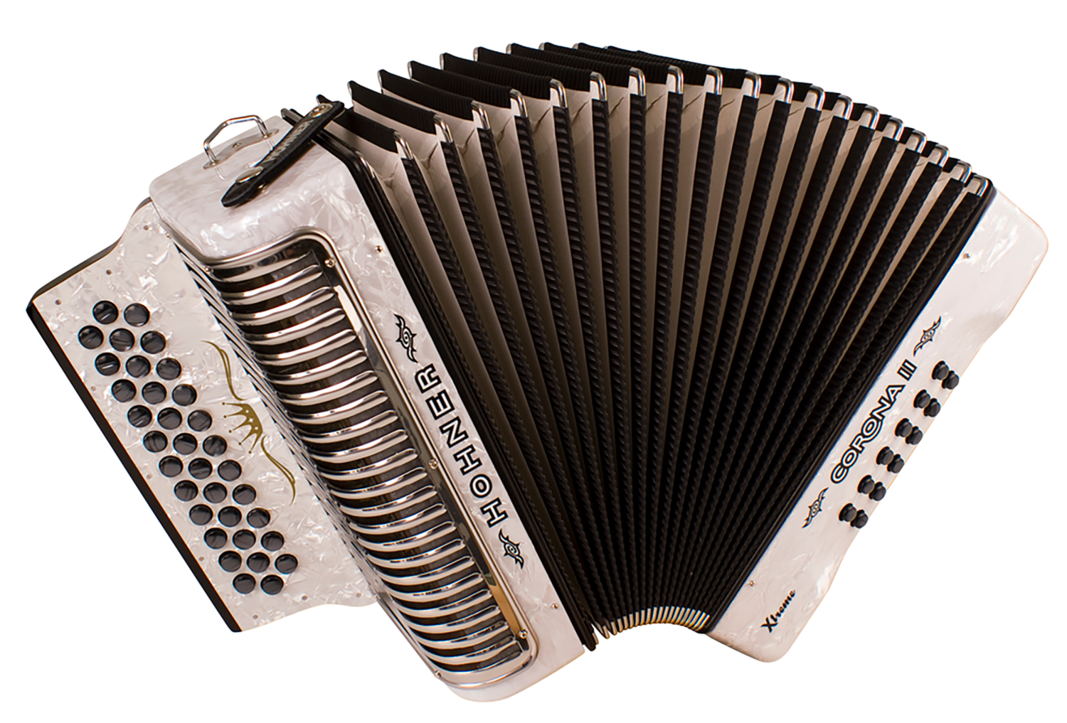 Hohner Corona II Xtreme Acordeón Diatónico — 34 Botones | 2 Voces