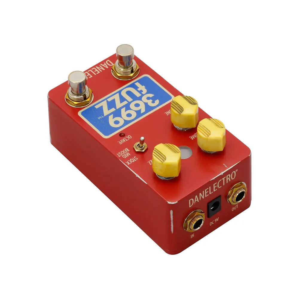 Danelectro 3699 fUZZ Effects Pedal Red