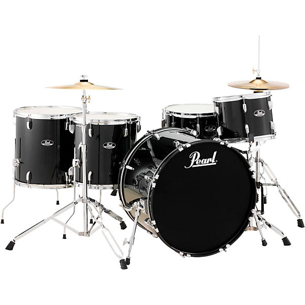 Pearl Roadshow Complete Drum Set RS525/C with Cymbals - Jet Black
