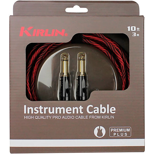 KIRLIN WOVEN 10' CABLE DE INSTRUMENTO