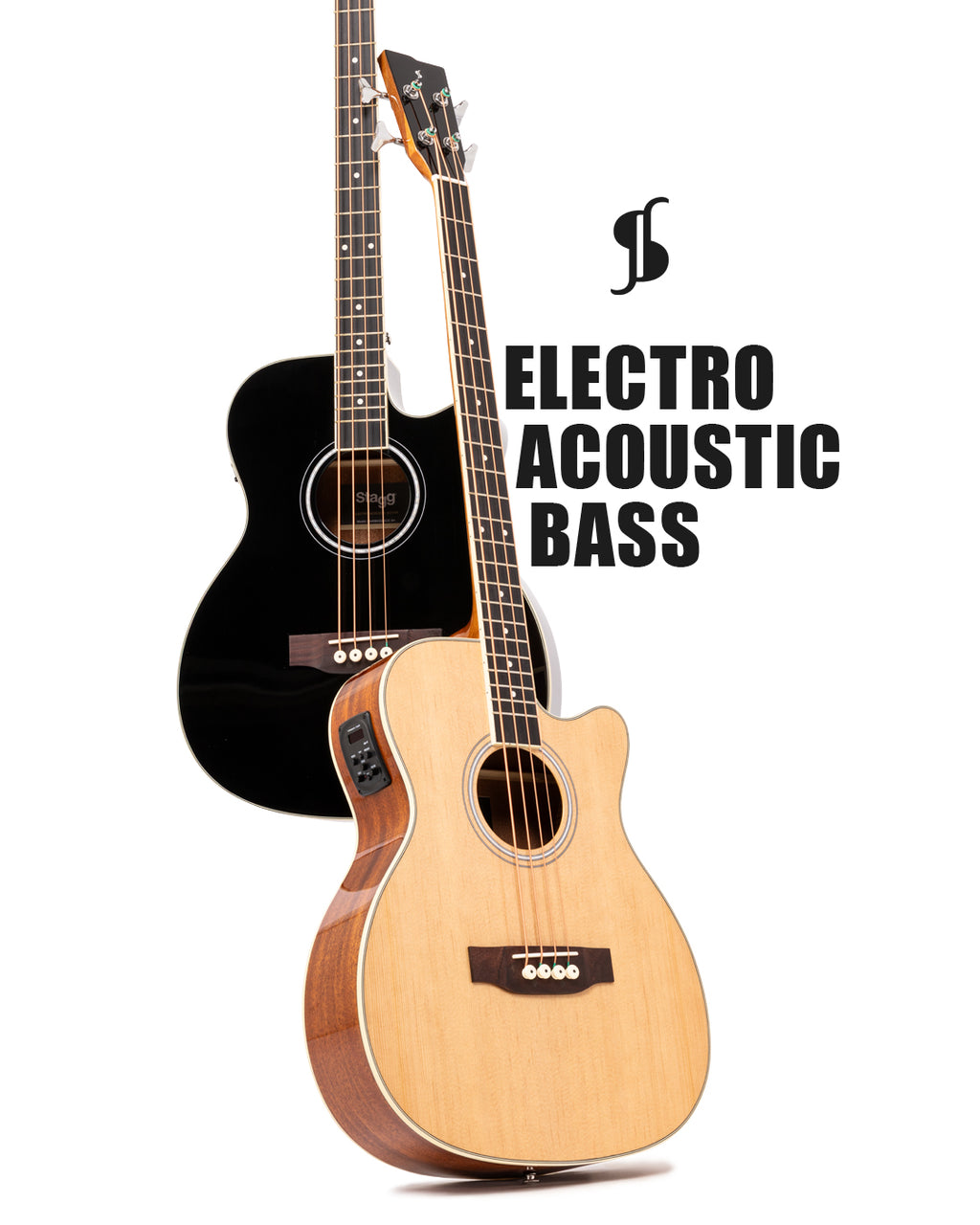 Stagg SA40BASS ACE-BK Bajo Electroacústico