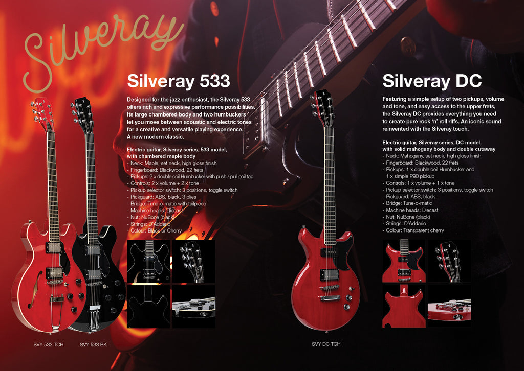 Stagg Guitarra Eléctrica Modelo SVY 533 - BK