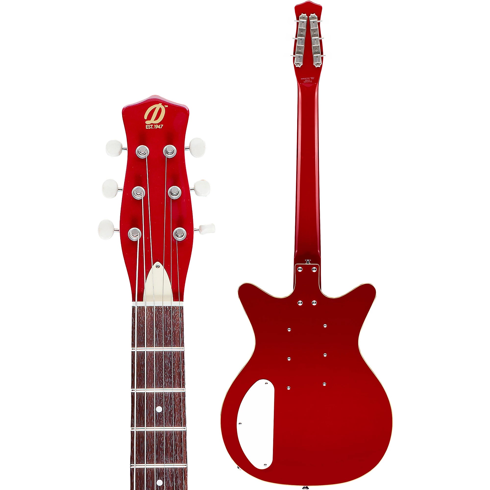 Danelectro '59 Triple Divine Guitarra Eléctrica Rojo