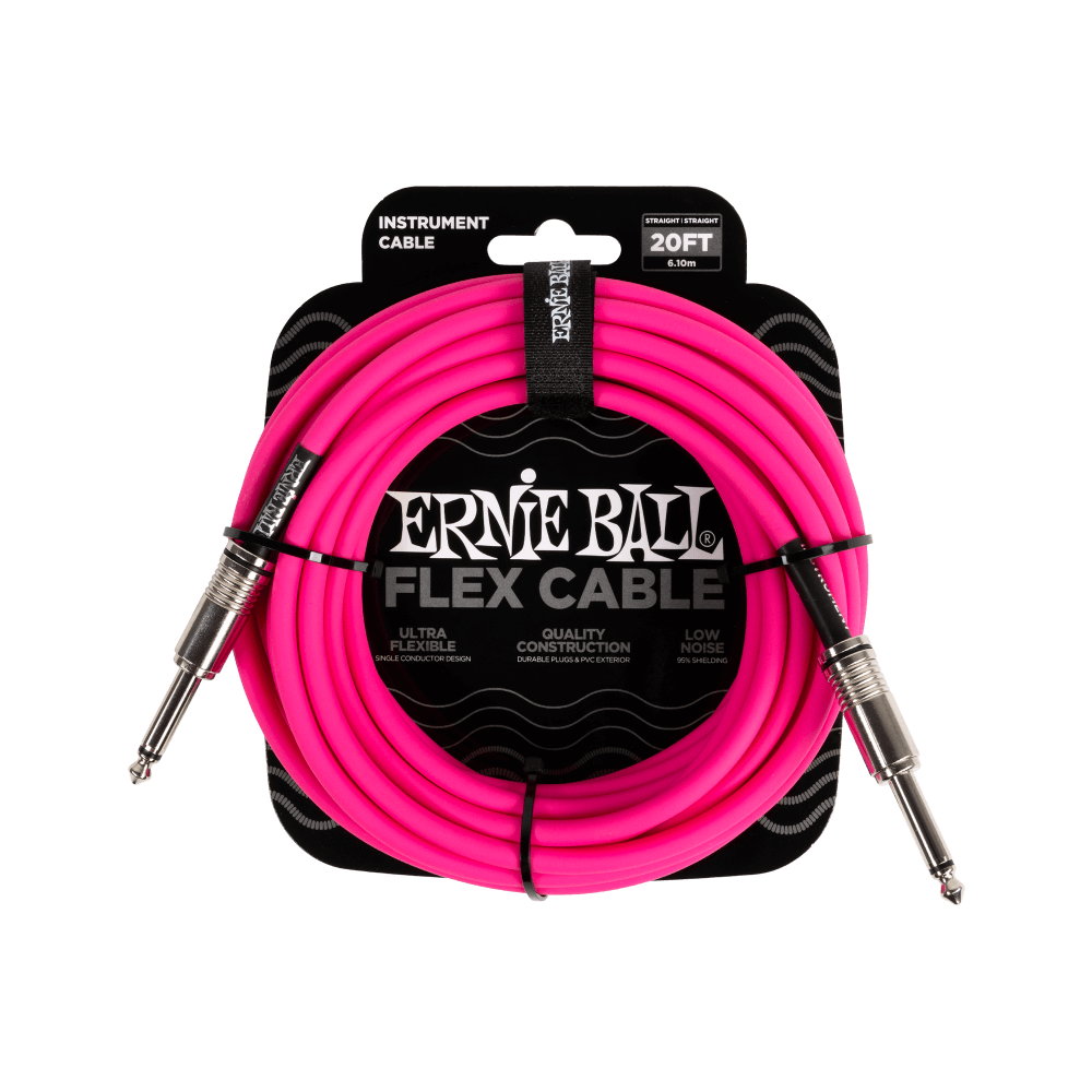 ERNIE BALL FLEX INSTRUMENT CABLE 20’