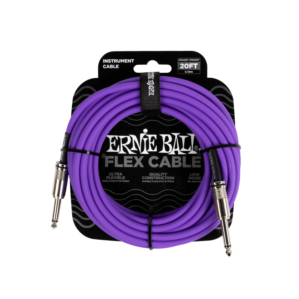 ERNIE BALL FLEX INSTRUMENT CABLE 20’