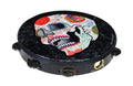 Remo Tambourine 10 Inch 10x1 Row Candy Skull by Jose Pasillas