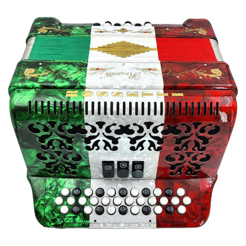 Rossett R Rossetti 3412 FBE — Diatonic Accordion 34 Buttons – R&R Music