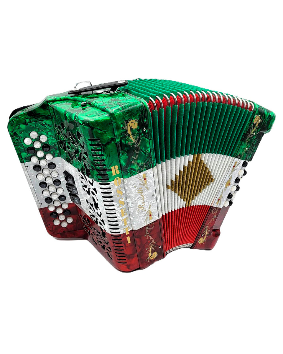 Rossett R Rossetti 3412 FBE — Diatonic Accordion 34 Buttons – R&R Music