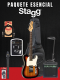 Stagg SET-STD SNB Serie "T" Guitarra Eléctrica Paquete Esencial