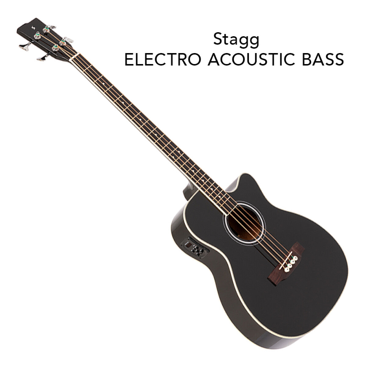 Stagg SA40BASS ACE-BK Bajo Electroacústico