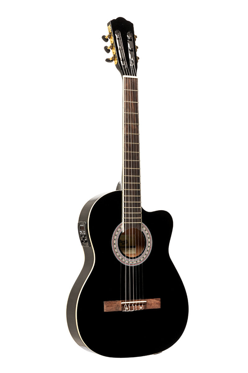 Stagg SCL60 TCE-BLK Guitarra Clásica Electroacústica