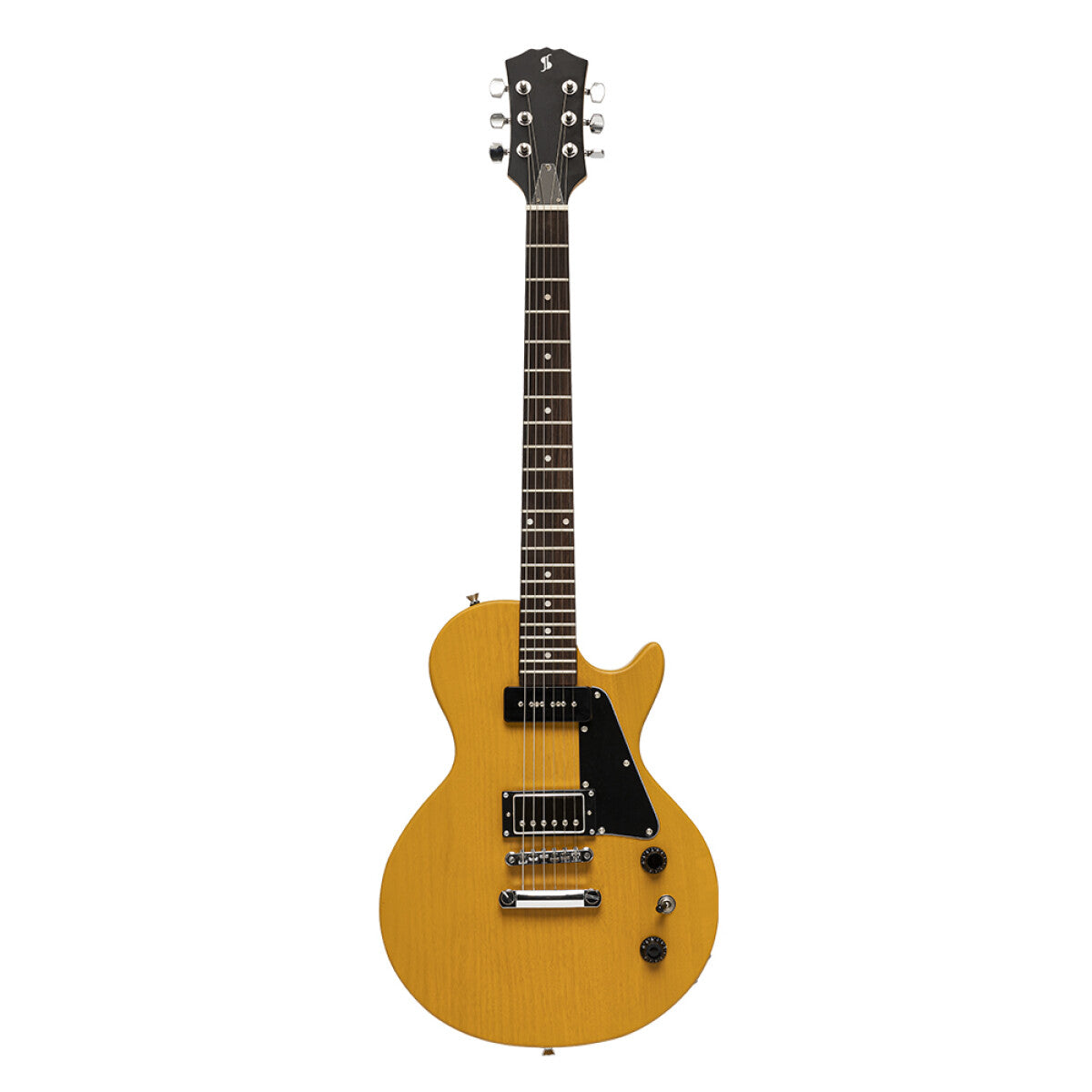 Stagg Standard Serie Guitarra Eléctrica - Amarillo Vintage- SEL-HB90 VYL