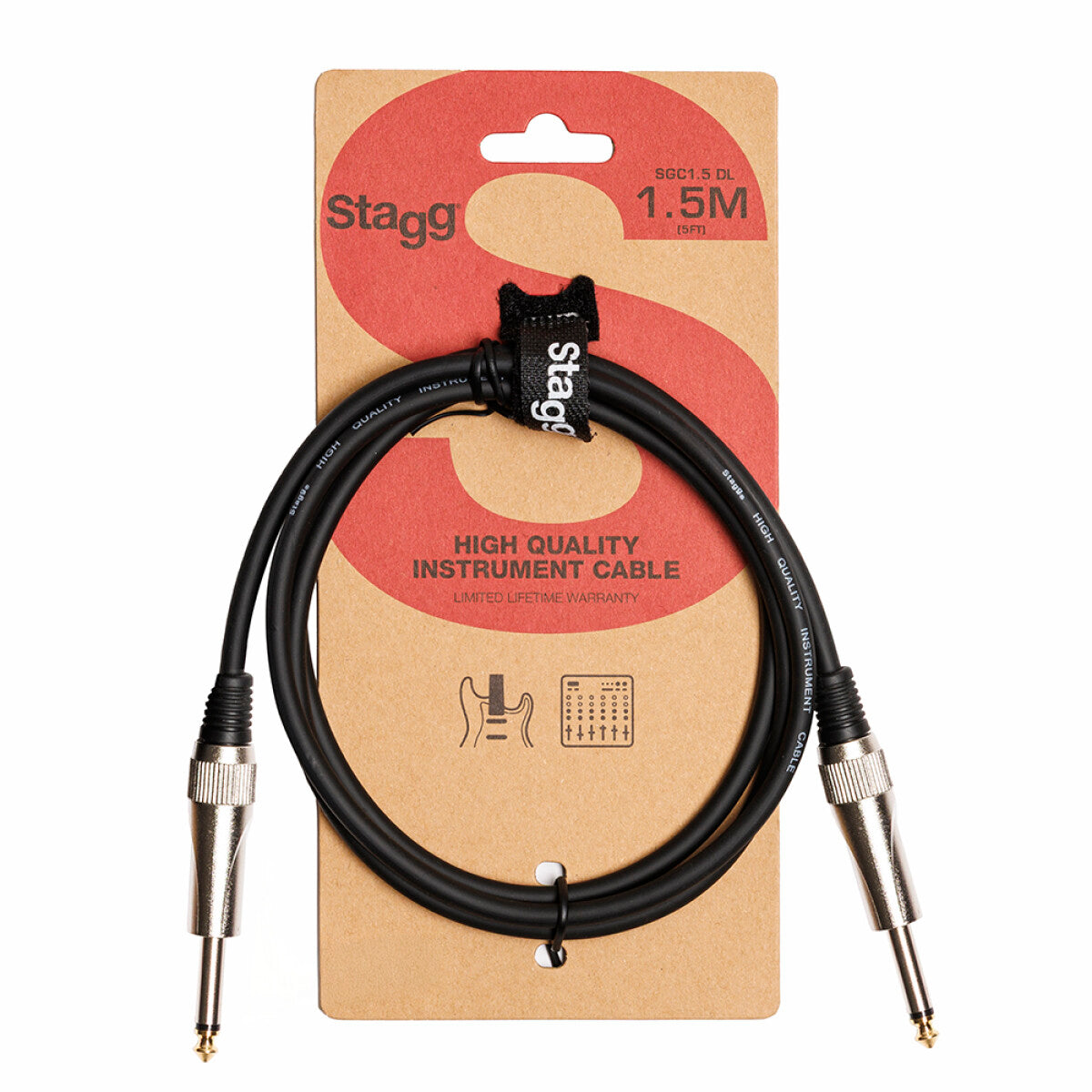 Stagg SGC1,5DL Cable Para Instrumentos