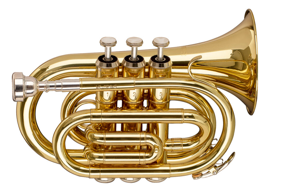 Stagg WS-TR245S Series Bb Pocket Trumpet Clear Lacquer
