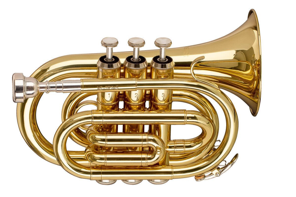Stagg WS-TR245S Series Bb Pocket Trumpet Clear Lacquer