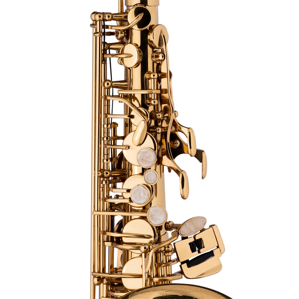 Levante LV-AS4105 Eb Alto Saxophone w/ Case, Hand-Engraved Bell, Includes Mouthpiece