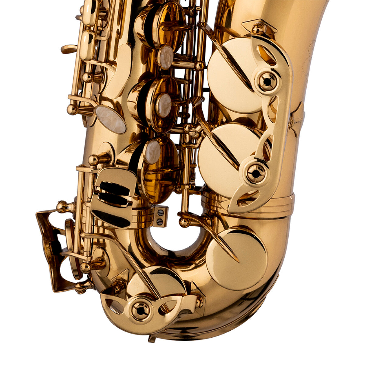 Levante LV-AS4105 Eb Alto Saxophone w/ Case, Hand-Engraved Bell, Includes Mouthpiece