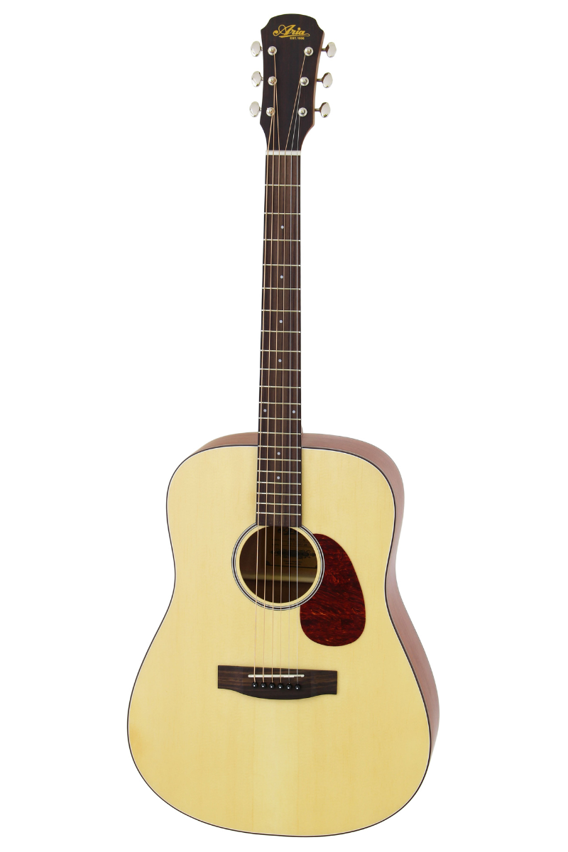 Aria 111 Dreadnought Guitarra Acústica - Natural