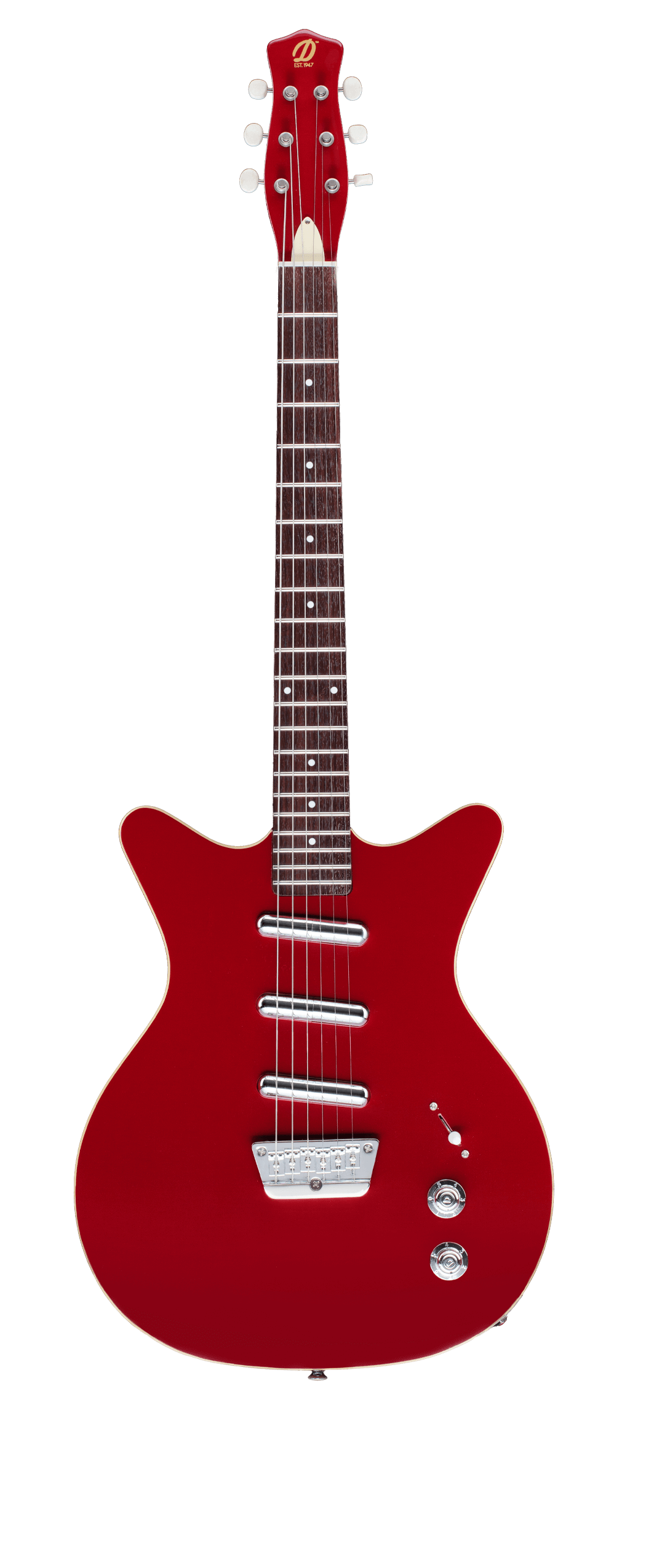 Danelectro '59 Triple Divine Guitarra Eléctrica Rojo