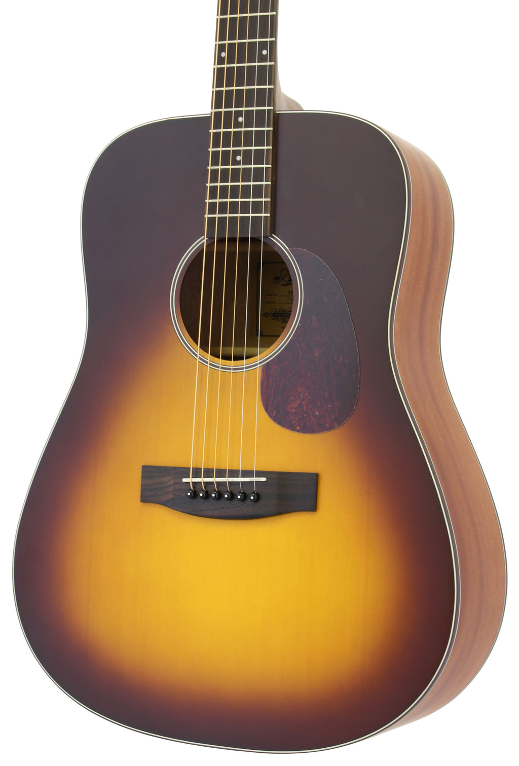 Aria 111 Dreadnought Acoustic Guitar - Tobacco Burst