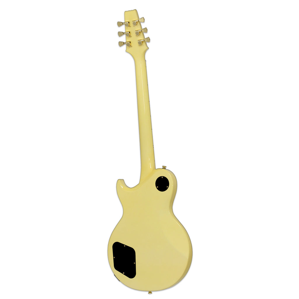 Aria Pro II Serie PE Guitarra Eléctrica - Blanco Envejecido Vintage (PE350CST-AGW)