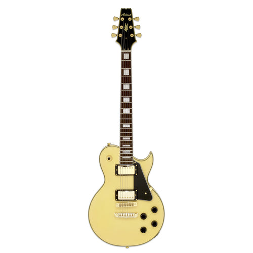 Aria Pro II Serie PE Guitarra Eléctrica - Blanco Envejecido Vintage (PE350CST-AGW)