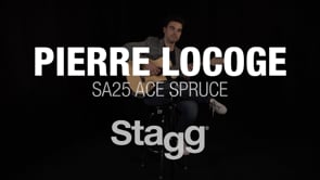 Stagg SA25 Serie Guitarra Acústica-Eléctrica tipo Auditorium con cutaway — SA25 Abeto