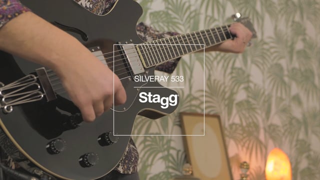 Stagg Guitarra Eléctrica Modelo SVY 533 - BK