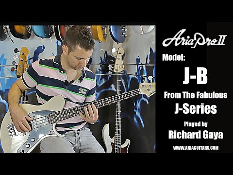 Aria Pro II JB Bajo Eléctrico — Sunburst De 3 Tonos
