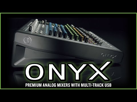 Mackie Onyx-8 de 8 canales Mezclador USB analógico con grabación multipista, audio de estudio y en vivo